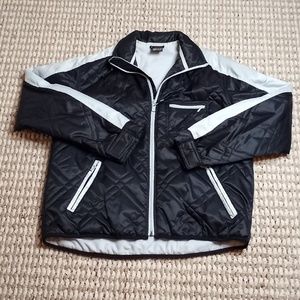 Nike Jacket Nylon Medium 8 - 10 Track Top Heavy Full Zip Jacket